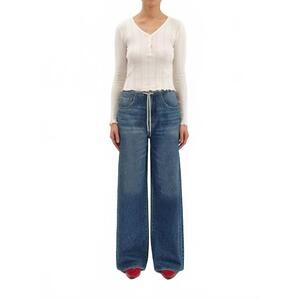 NEW DAZE madison wide leg jean in vintage blue